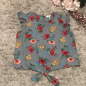 Anthropologie Twine and String Checkered print